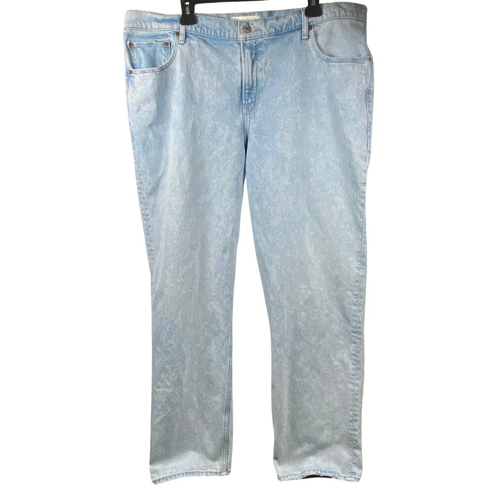 Abercrombie & Fitch Jeans Womens 18R 42x30 90’s Straight Low Rise Light Denim